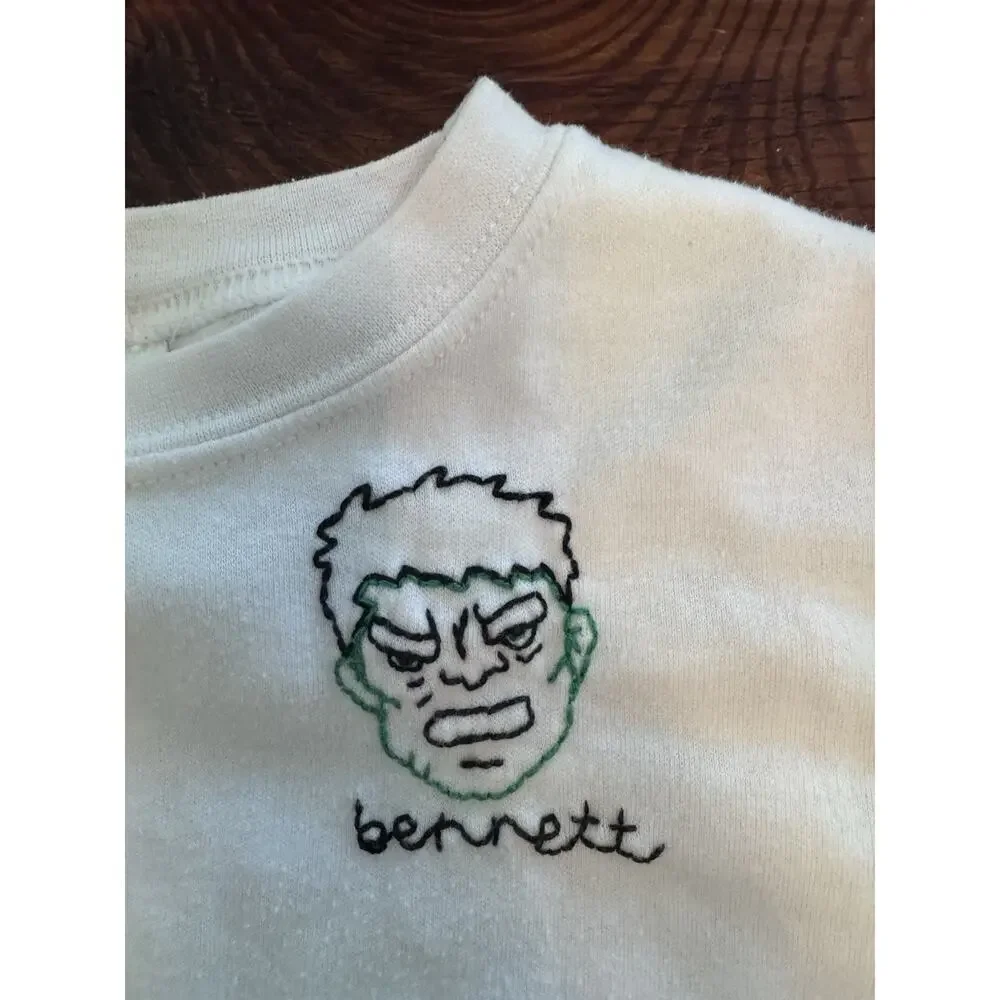 Bennett Monogrammed Shirts (2) Paw Patrol Hulk 2T